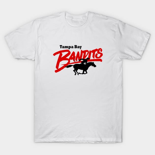 Retro Tampa Bay Bandits Footballo T-Shirt by LocalZonly